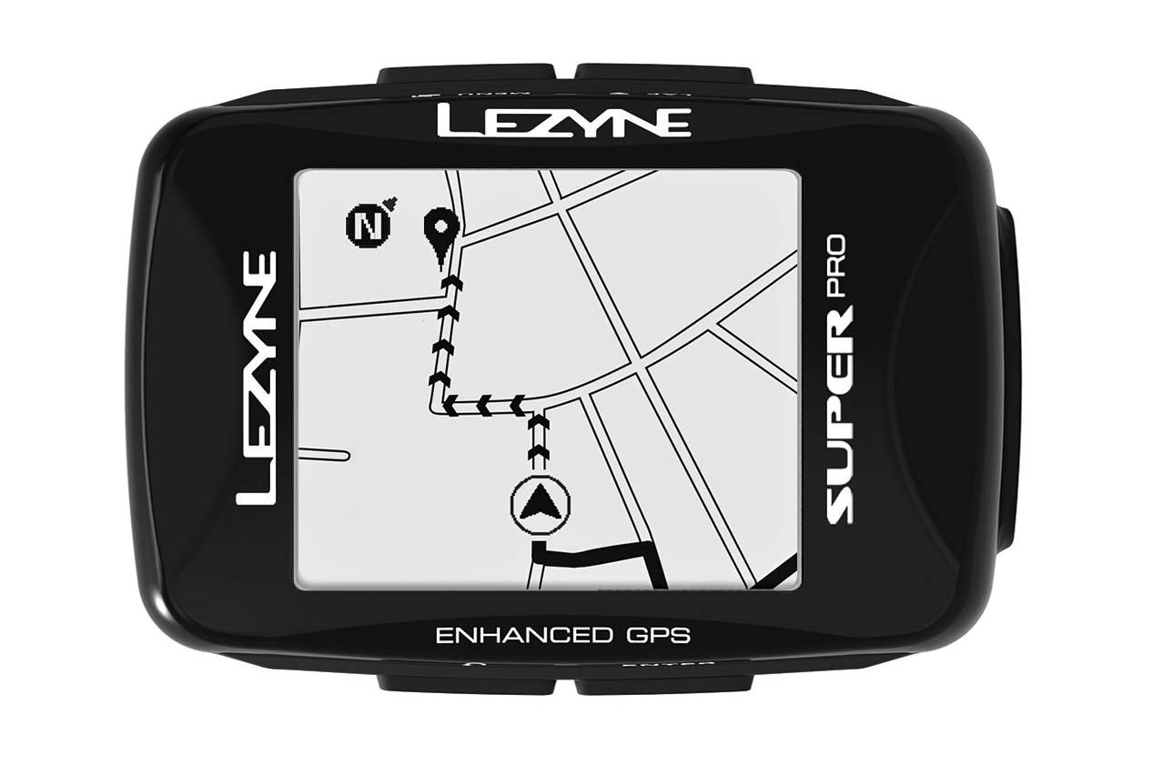 Lezyne Super Pro GPS, updated full featured map-enabled cycling computer