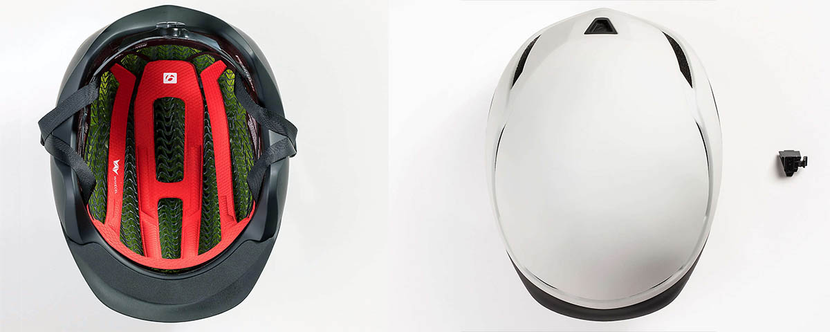 Bontrager Charge WaveCel Commuter Helmet top and bottom