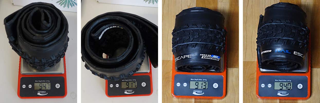 vee tire rail escape trail mountain bike tire review and actual weights