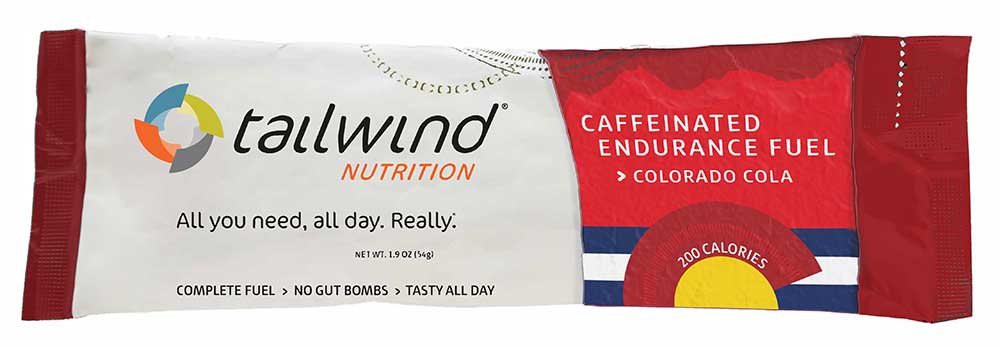 tailwind nutrition cola flavored sports drink for long distance endurance cyclists