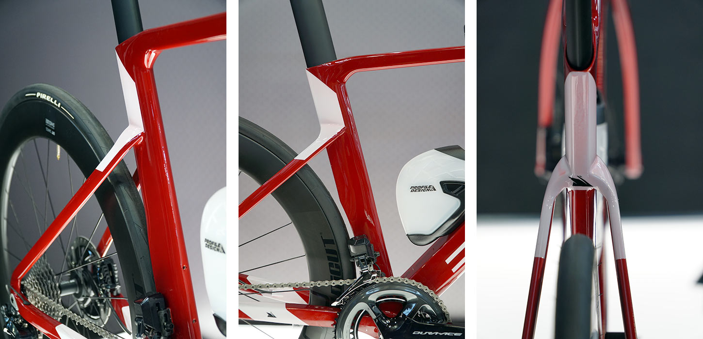 Exept Aero Concept is a custom geometry carbon fiber triathlon bike that can convert to a standard road bike with ease