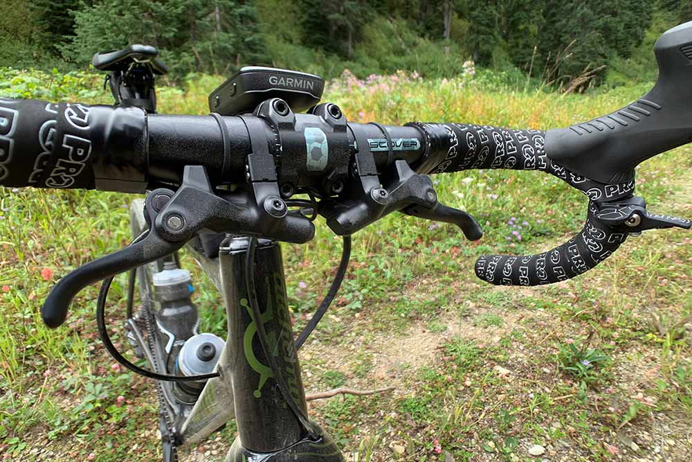 how do shimano grx sub lever inline hydraulic brake levers work for the top of the bars