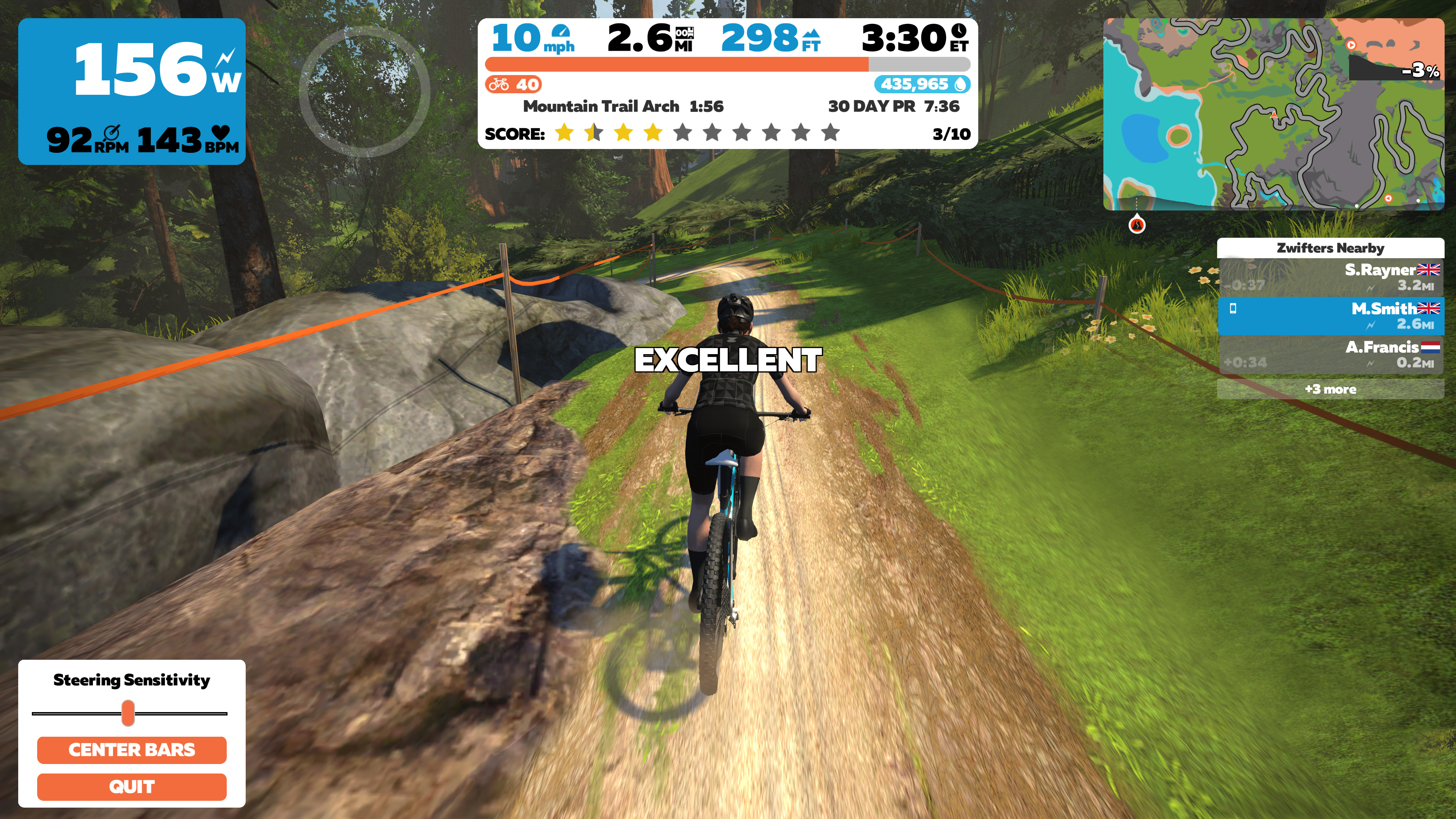 Zwift goes off-road, uses your smartphone to add in-game steering trial
