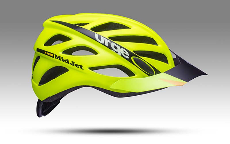 Urge MidJet kids' MTB helmet, affordable eco-responsible children's mountain bike helmet