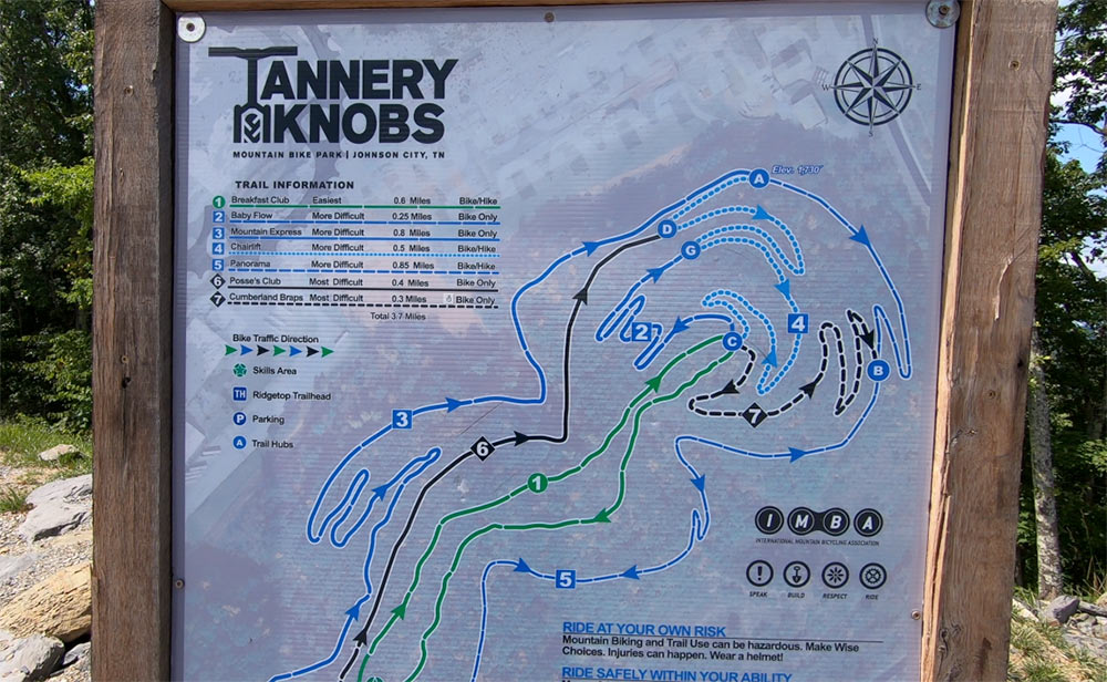 tannery knobs bike park trail map