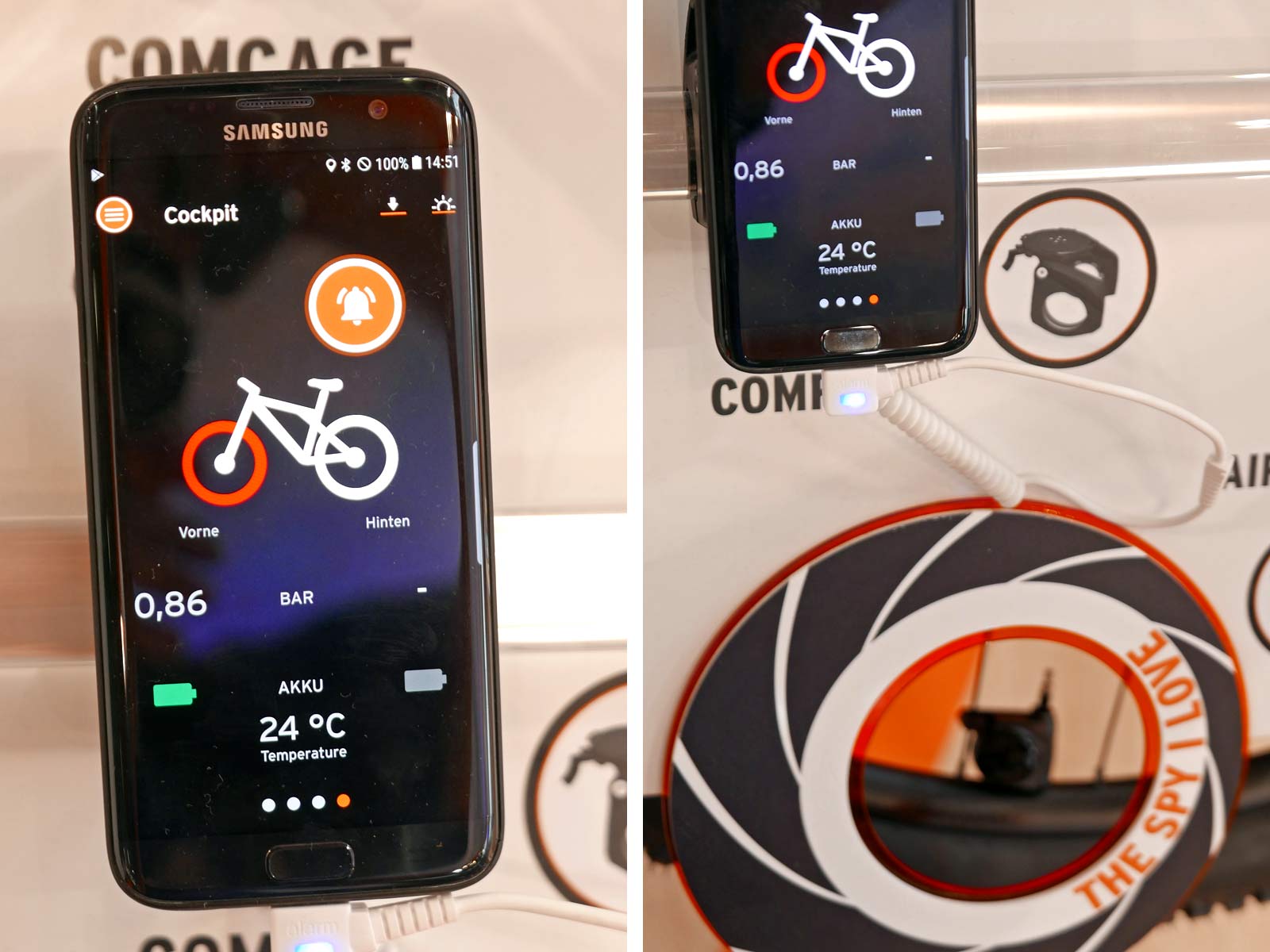 SKS Airspy SV, continuous wireless live tire pressure monitors, bicycle TPMS
