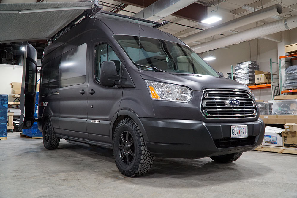 best custom options for building a camper van from a ford transit