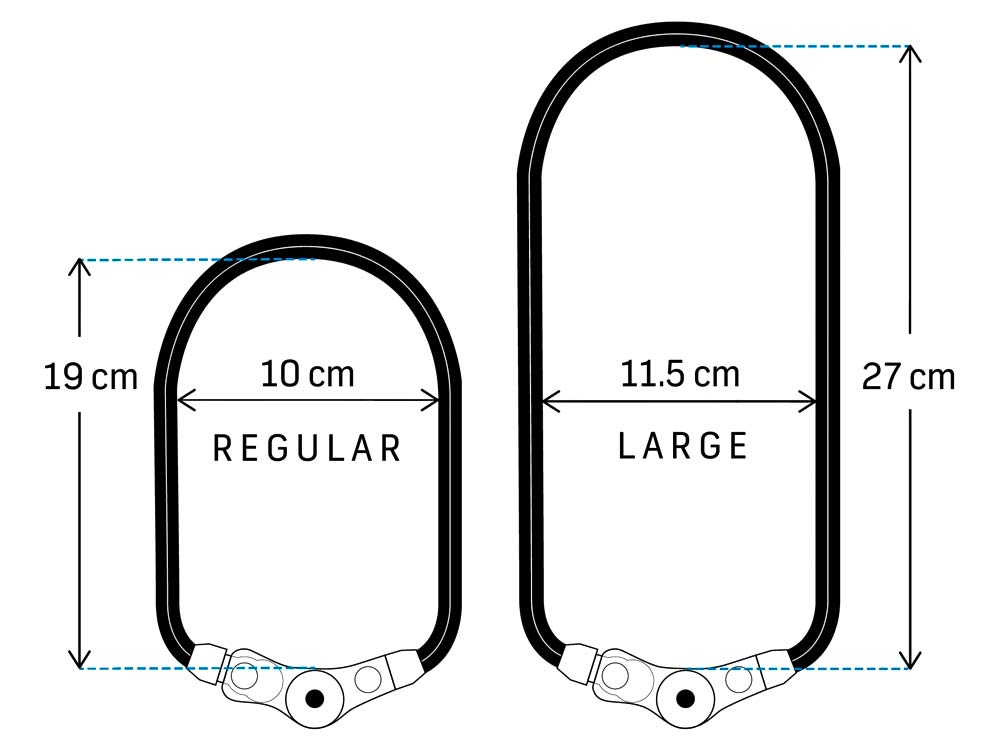 Litelok Flexi-U light bike lock, lightweight flexible secure insured bicycle U-lock, Sold Secure