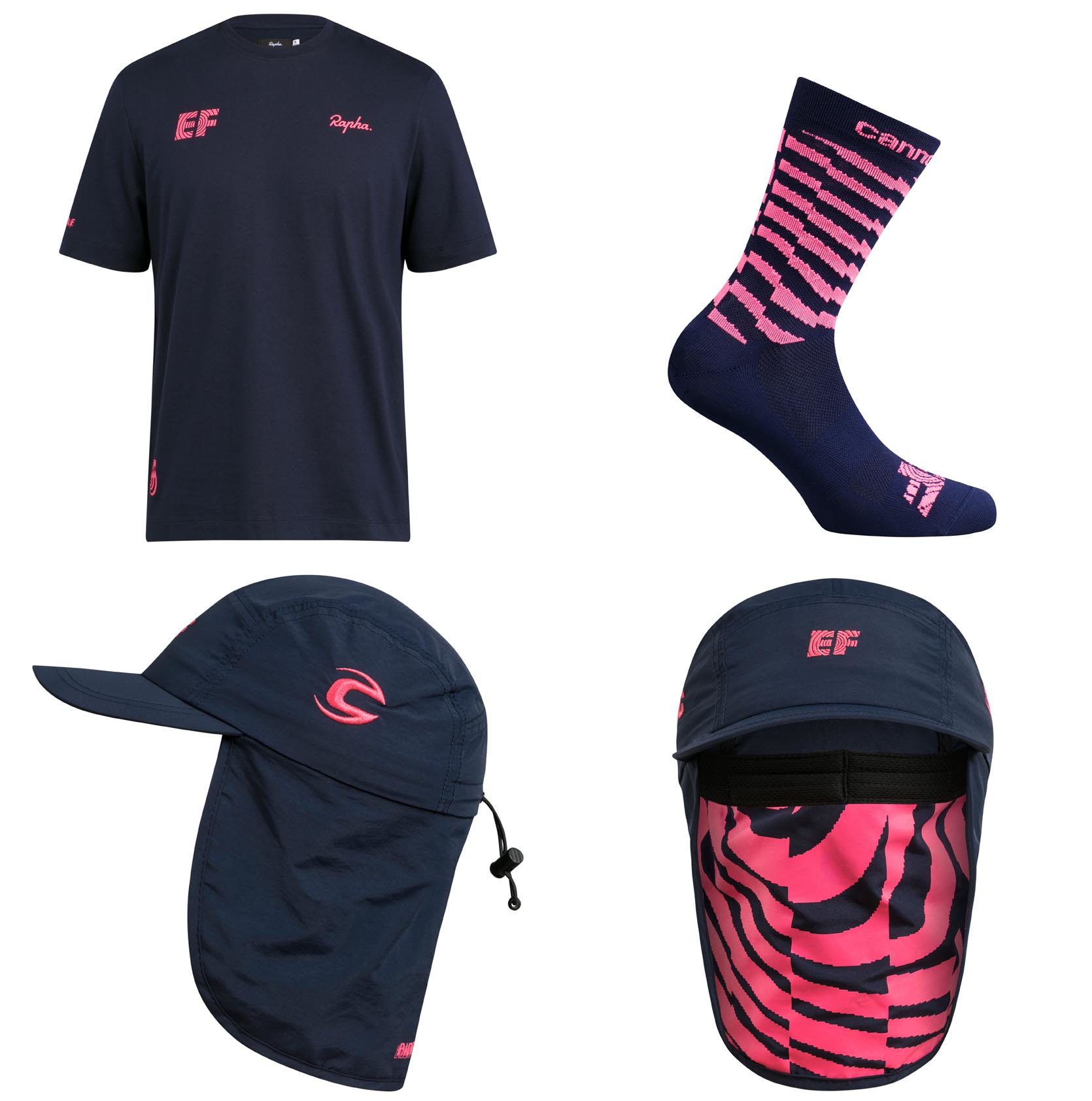 Rapha & EF Pro Cycling add even more eye catching pink & blue kits for 2020