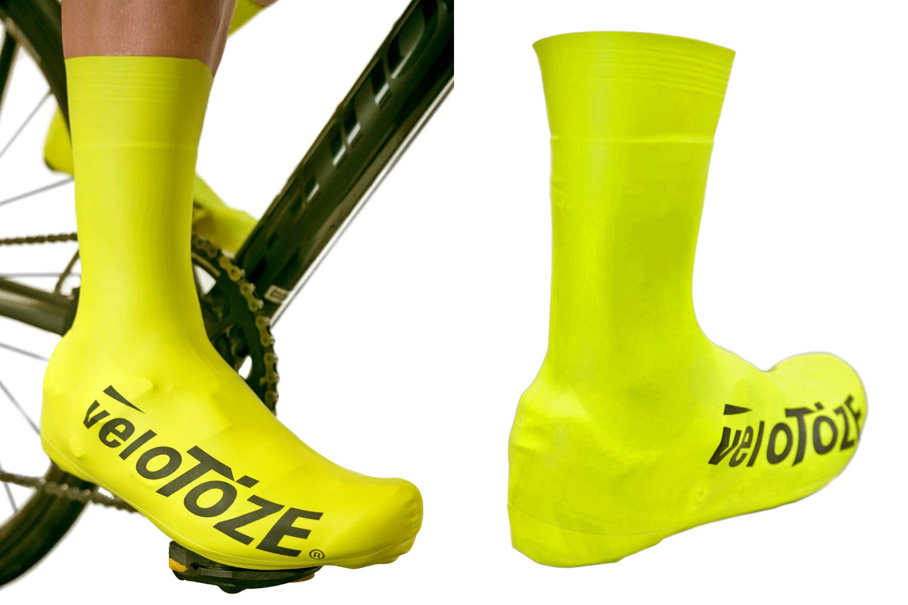 Details about   veloToze TALL ROAD SHOE COVERS Waterproof Cycling Booties VIZ-GREEN T-DGG-005-P 