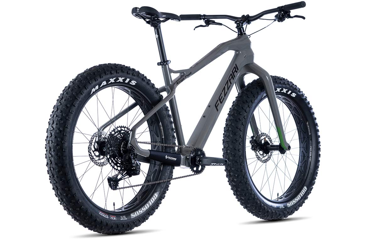 2020 fezzari kings peak carbon fiber fat bike with carbon fork