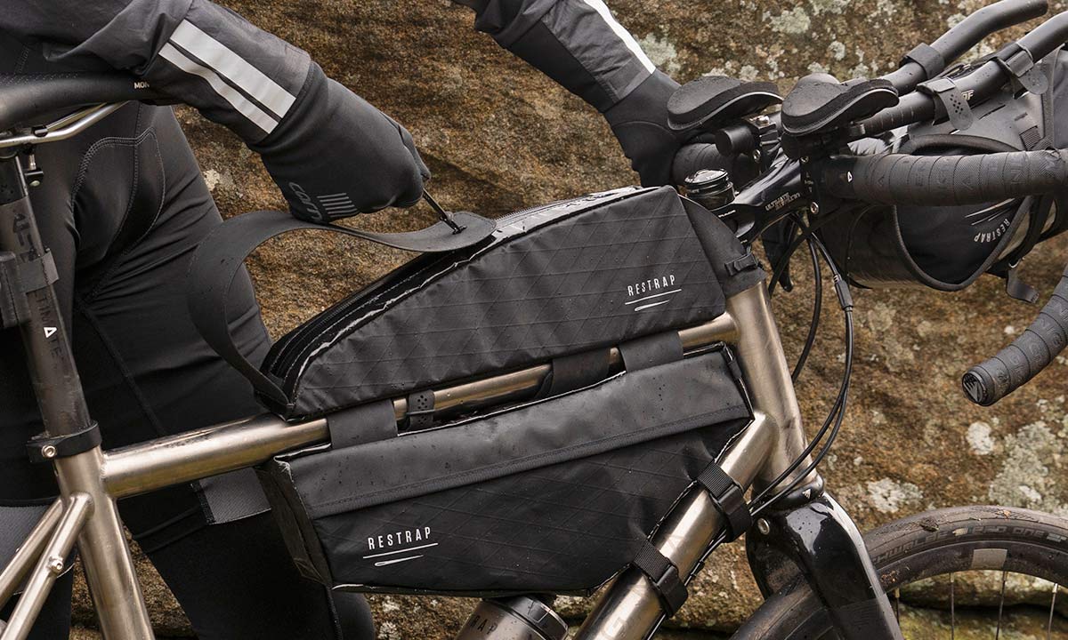Restrap Adventure Race packs, lightweight self-supported ultra-distance endurance adventure gravel bikepacking bags