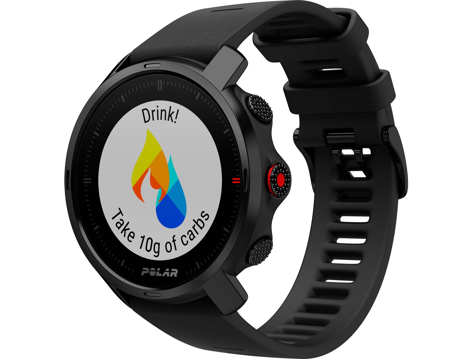Polar Grit X GPS smartwatch, wrist-based heart rate GPS tracking training smart watch cycle computer for cyclists runners fuelwise