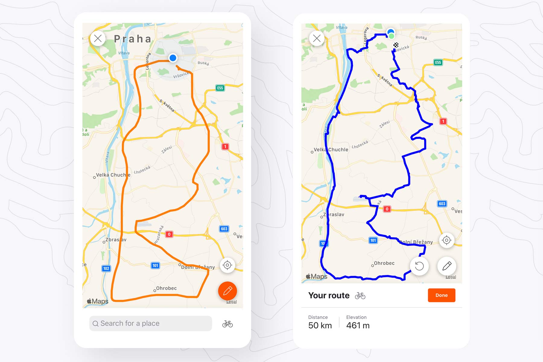 Strava Routes Beta automatic mixed surface ride generator