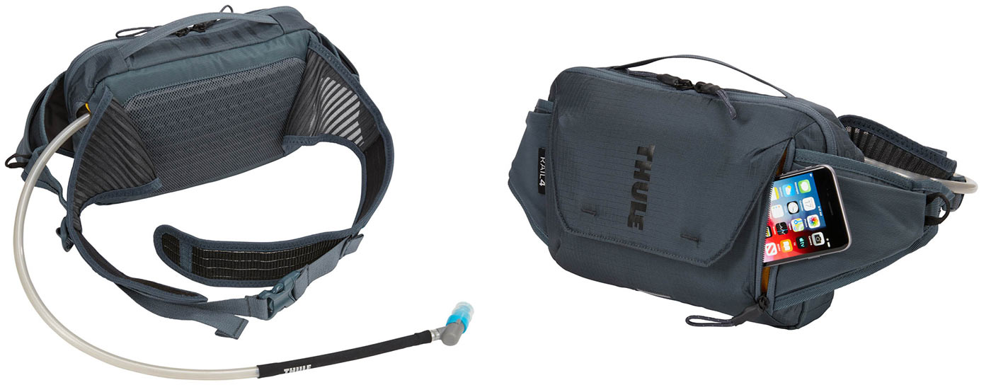 thule rail 4Liter hydration hip pack for mountain bikers