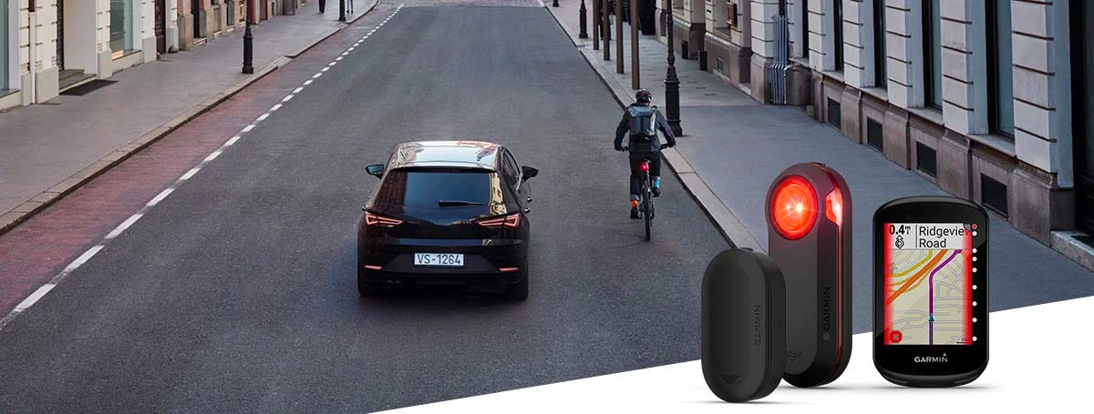 Garmin's Varia rearview radar family expands its options for cyclists looking to improve ride safety by alerting them to cars approaching from behind. And now you don't need a Garmin GPS computer or dedicated Varia head unit - a  mobile phone can display the alerts as you ride over bluetooth. Plus, the core RTL515 radar sensor+taillight combination gets updated functionality, while the new radar-only sensor RVR315 delivers the same ride safety at a more affordable price without the integrated blinkie light. Garmin Varia App now brings radar alerts to mobile phones The whole idea of Garmin's Varia rearview radar is simple: alert cyclists of cars approaching quickly from behind via a display on your handlebar so you don't need to turn around. At first it may seem like technological overkill (you could get a bar end or helmet mirror, or just turn your head). But for cyclists who spend a lot of time out riding solo or training on the road, the simple Varia function and its added security is hard to argue with. But until now, on top of the price of the $200 that the Varia RTL510 cost, you had to buy a dedicated Varia display for another $100 is you didn't already have a Garmin Edge GPS head unit. Now, a new Varia App for iOS or Android means you can connect the Varia radar directly to your mobile phone to display alerts while riding. Color coded alerts signal proximity: green means all is clear, yellow is a car approaching, red Is a car approaching at high speed.  And third-party communication with mobile apps like Ride with GPS, means you get the ability to see the oncoming car alerts overtop or ride tracking maps. Garmin Varia RTL515 rearview radar & taillight combo The updated combo RTL515 looks essentially unchanged from the previous generation RTL510, packing the Varia rearview radar into a high visibility taillight. Inside though, there are a number of functional improvements - most notably new Bluetooth LE added to ANT+ to connect to more devices. Light output is the same, topping out at 65 lumens in daytime flash for up to 1mi/1600m visibility, 29 lumens in night flash, and 20 lumens on solid. Daytime flash run time increases an hour to 16h, while 6hr remains the same for night flash & solid modes. The new Varia combo also gets a new peloton mode to drop down to a low-intensity 8 lumen flash when you are riding in a group, so as to not blind other cyclists (for 8hrs). Radar runtime is as long as the light is running. The new tech fits into the same 71g 99x40x20mm tall casing, and the updated Varia RTL515 sells for the same $200 price as the previous generation. Garmin Varia RVR315 standalone rearview radar All new though, is the even more affordable Varia RVR315. Pared back to just the review radar tech itself, the sensor-only device gets the same BLE & ANT+ connectivity to transmit to the display of your choice on the handlebar. The radar-only RVR315 is a bit smaller & lighter at 51g and 72x40x20mm, but has a decreased battery life of just 7 hours, meaning it will require more frequent recharging. But at $150 (and without the need to buy a secondary display), the all-new Varia RVR315 is likely to open up rearview radar to more cyclists out riding & training amongst the cars. Both new Varia devices mount with Garmin 1/4 turn adapters and provide both visible, vibrate & audible alerts when paired with capable Garmin displays or a phone running the app, warning of approaching vehicles up to 140m/ 460' behind the rider. You can even setup you Varia to pair with both a head unit & phone to use the mobile device as a backup if the other runs out of power. Garmin.com