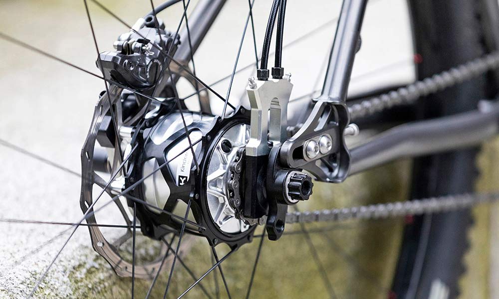 Kindernay XIV MTB internal gear hub, 14 speed thru-axle mountain bike internally geared hub