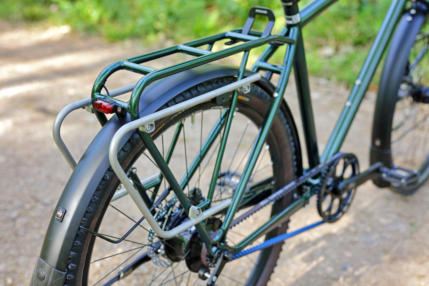 Tout Terrain Silkroad II touring bike, integrated-rack steel frame, loaded touring expedition bike