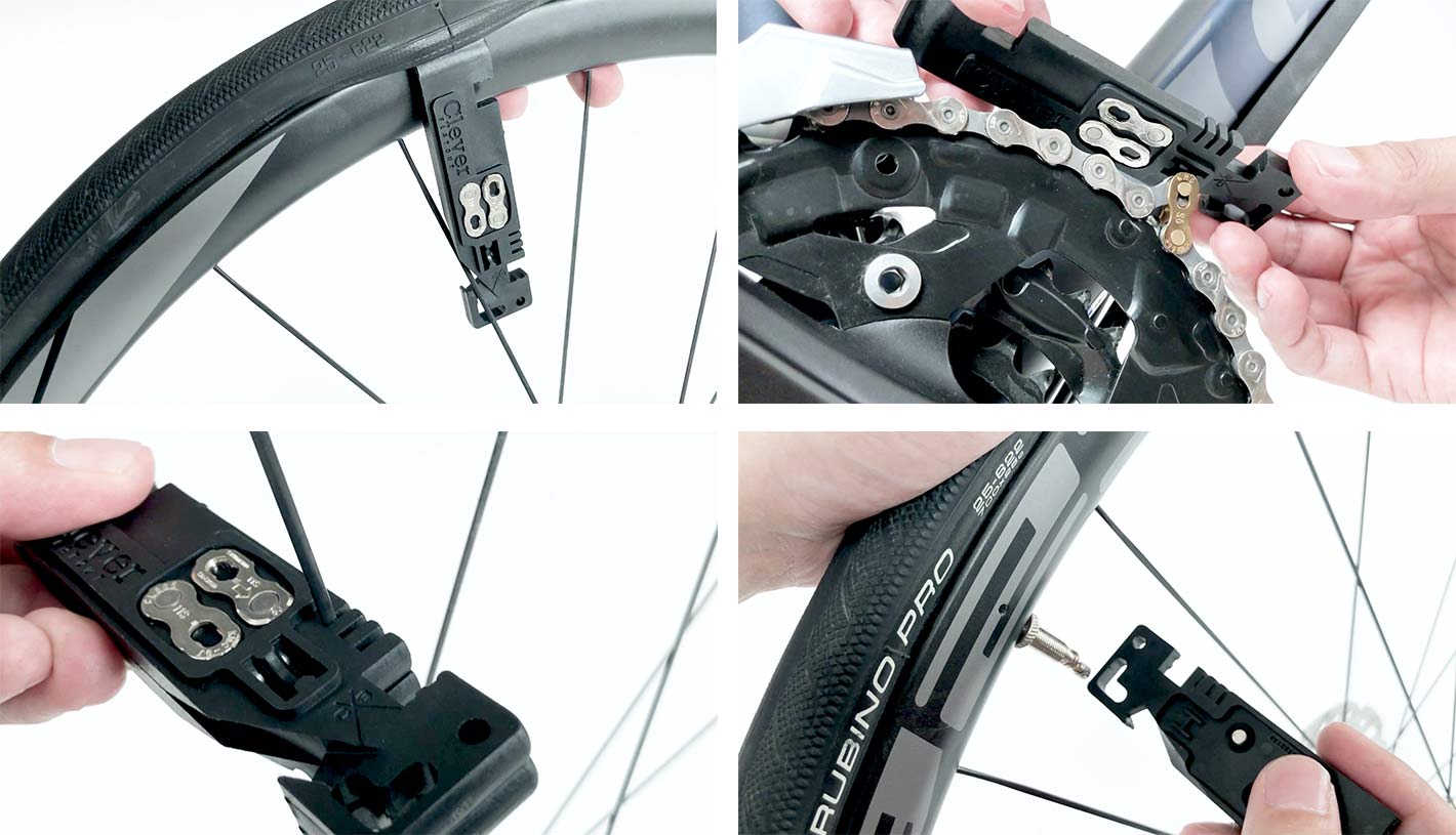 clever standard flat out tire lever repair tool for chains and quick links
