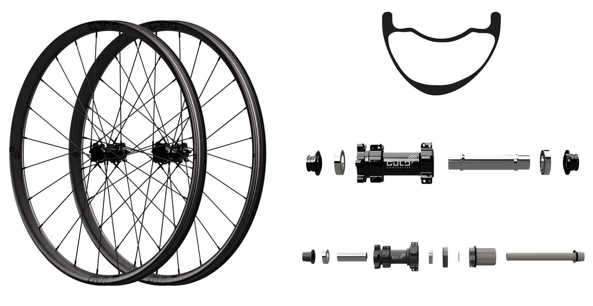 Gulo Composites mountain bike wheels