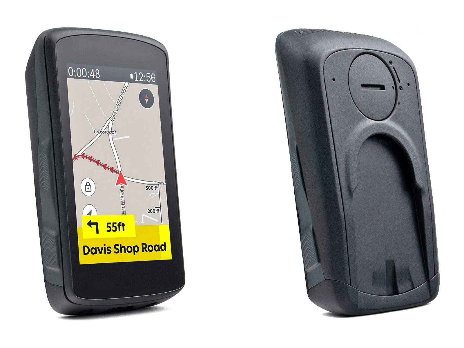 Hammerhead Karoo 2 cycling computer, powerful Android OS GPS cycling computer head unit, front & back
