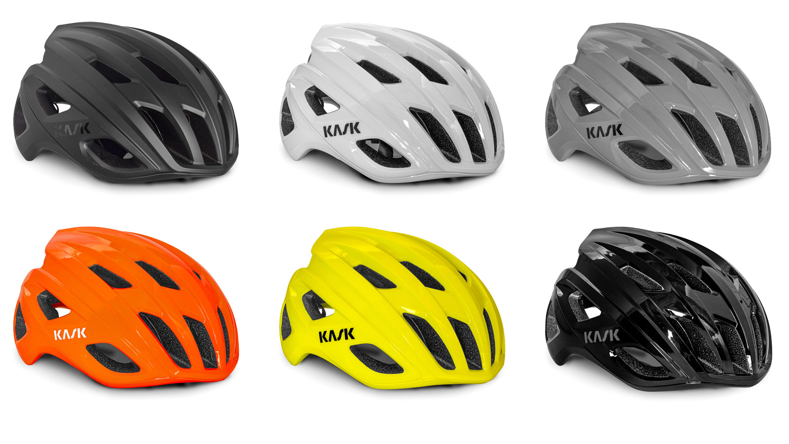 Kask Mojito3 road helmet, updated redesigned lightweight fully-vented semi-aero road bike helmet