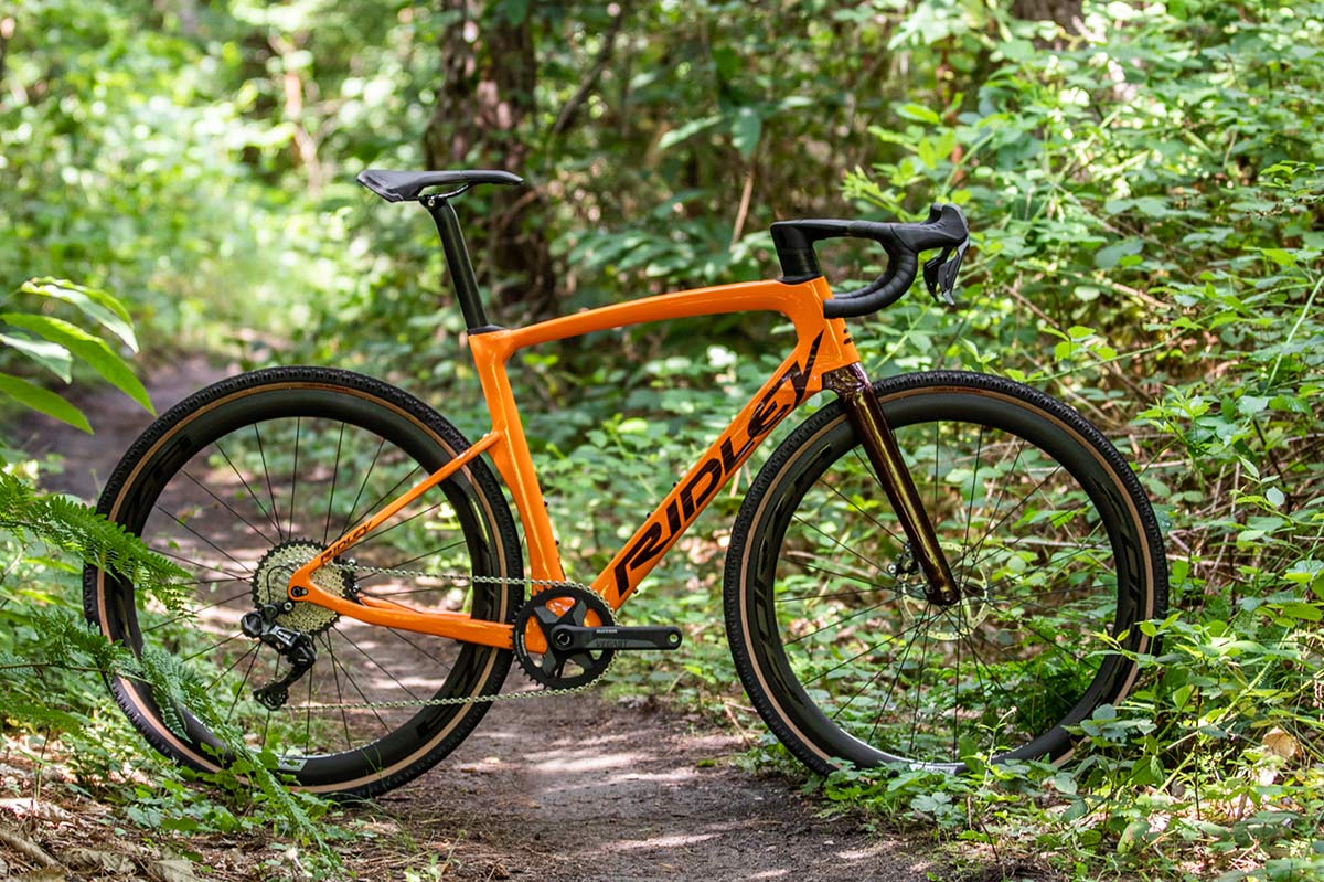 orange pure line xl color for the ridley kanzo fast aero gravel bike