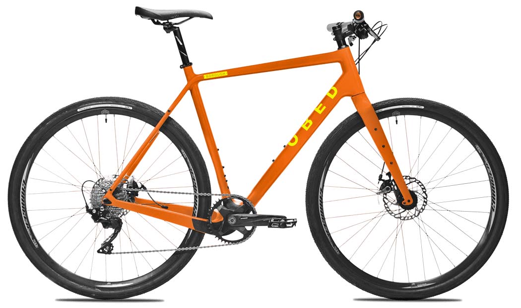 Obed Borough urban bike, is a lightweight & affordable flat-bar carbon urban gravel commuter bike, new colors