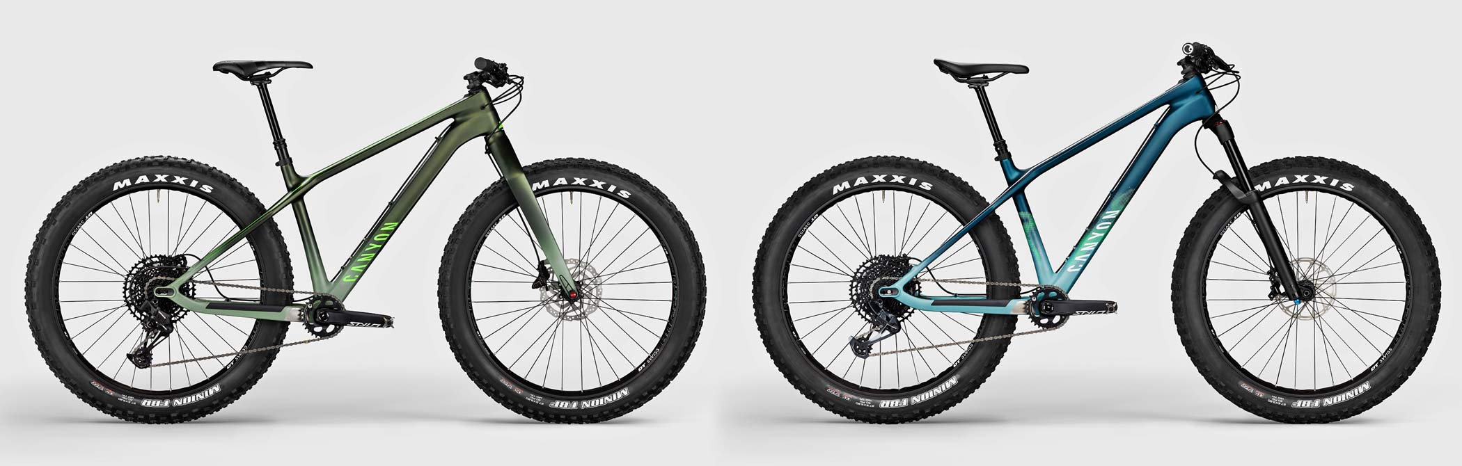 2021 Canyon Dude carbon fat bike goes 27.5x3.8", CF 8 & CF9