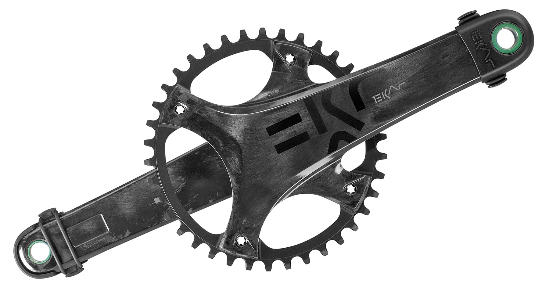Campagnolo Ekar 1x13 gravel group, 13-speed gravel bike drivetrain, carbon crank