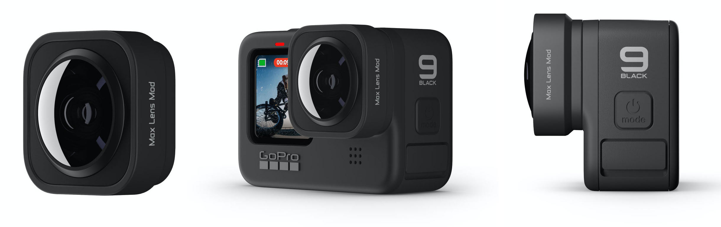 GoPro hero 9 black max lens mod ultra wide angle lens