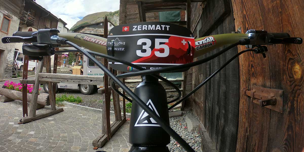 world number 35 lewis buchanan raced new long travel forbidden enduro bike ews zermatt 2020