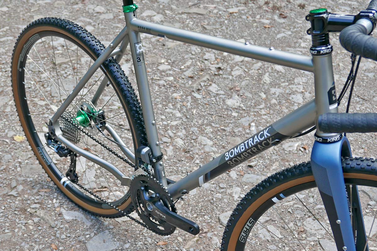 2021 Bombtrack Hook EXT Ti gravel bike, titanium adventure bikepacking gravel bike frameset-only
