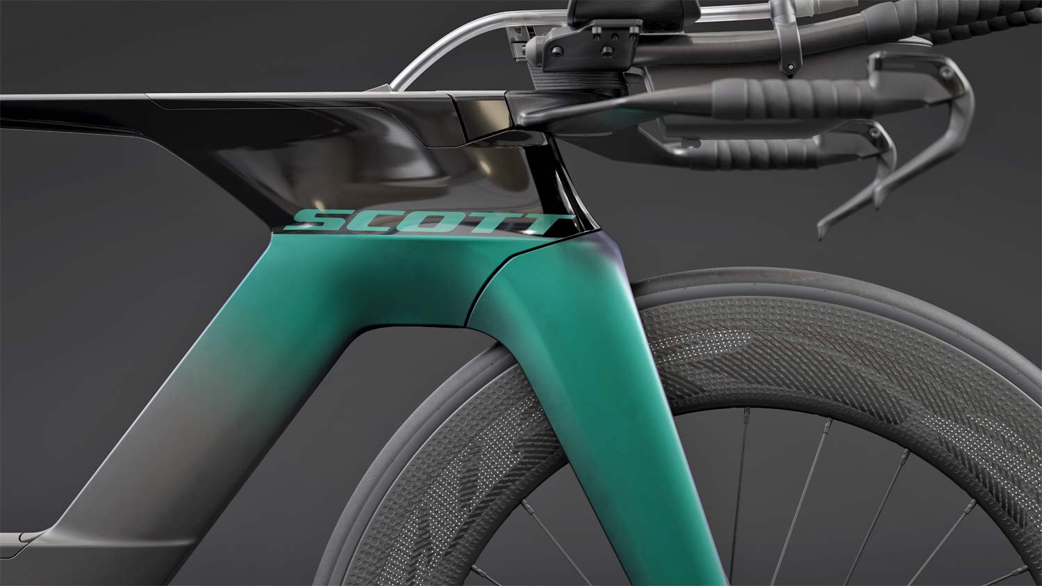 2021 Scott Plasma 6 integrated aero carbon triathlon bike, hydration