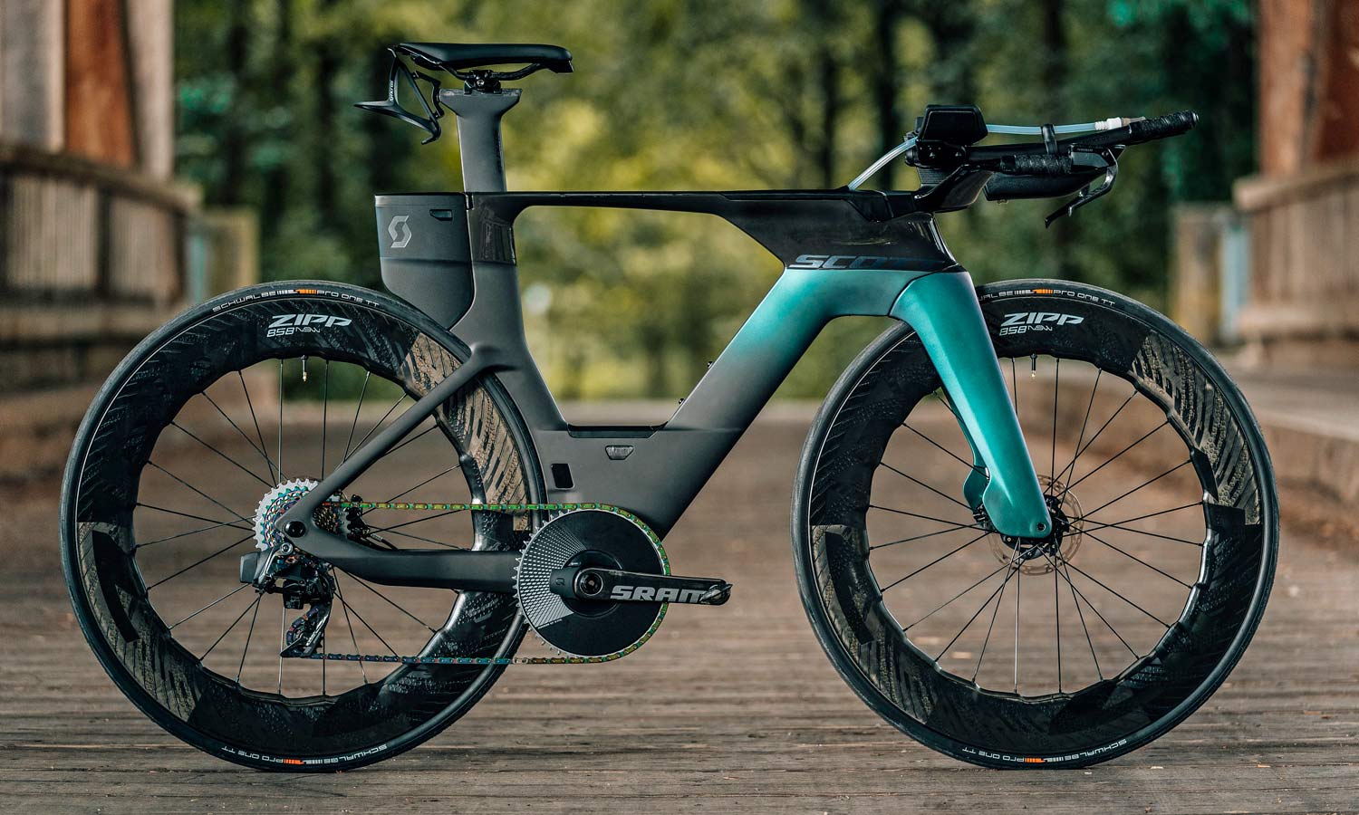 2021 Scott Plasma 6 integrated aero carbon triathlon bike, 1x complete