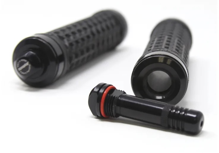 Dynaplug Covert Bar End Tubeless Repair Kit, with covers on