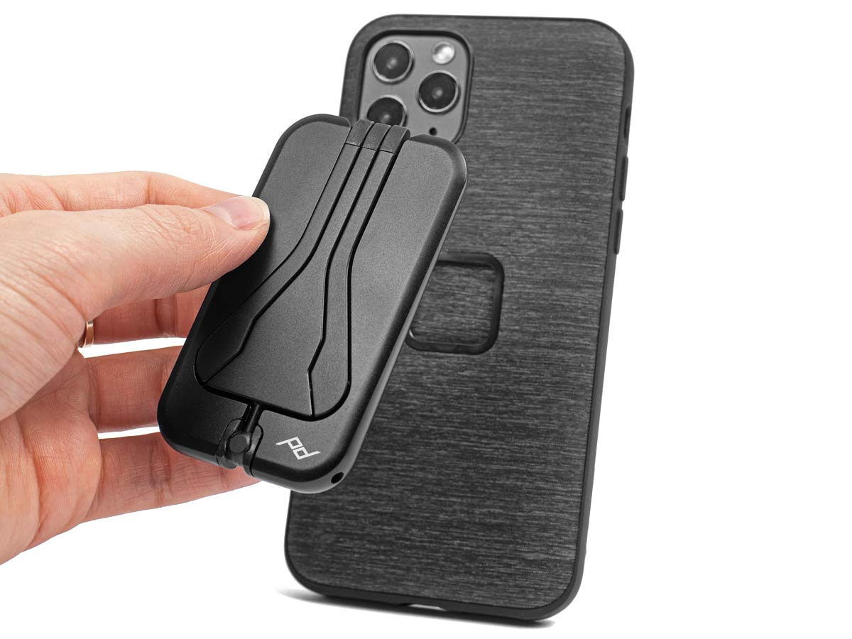 Mobile by Peak Design phone case and mounts, magnetic and secure locking mobile phone bike mounts everyday case charging adapters, folded Mobile Tripod