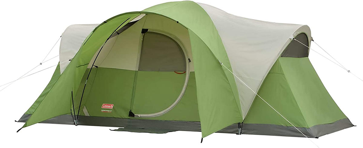 coleman montana 8-person tent on sale in amazon prime days