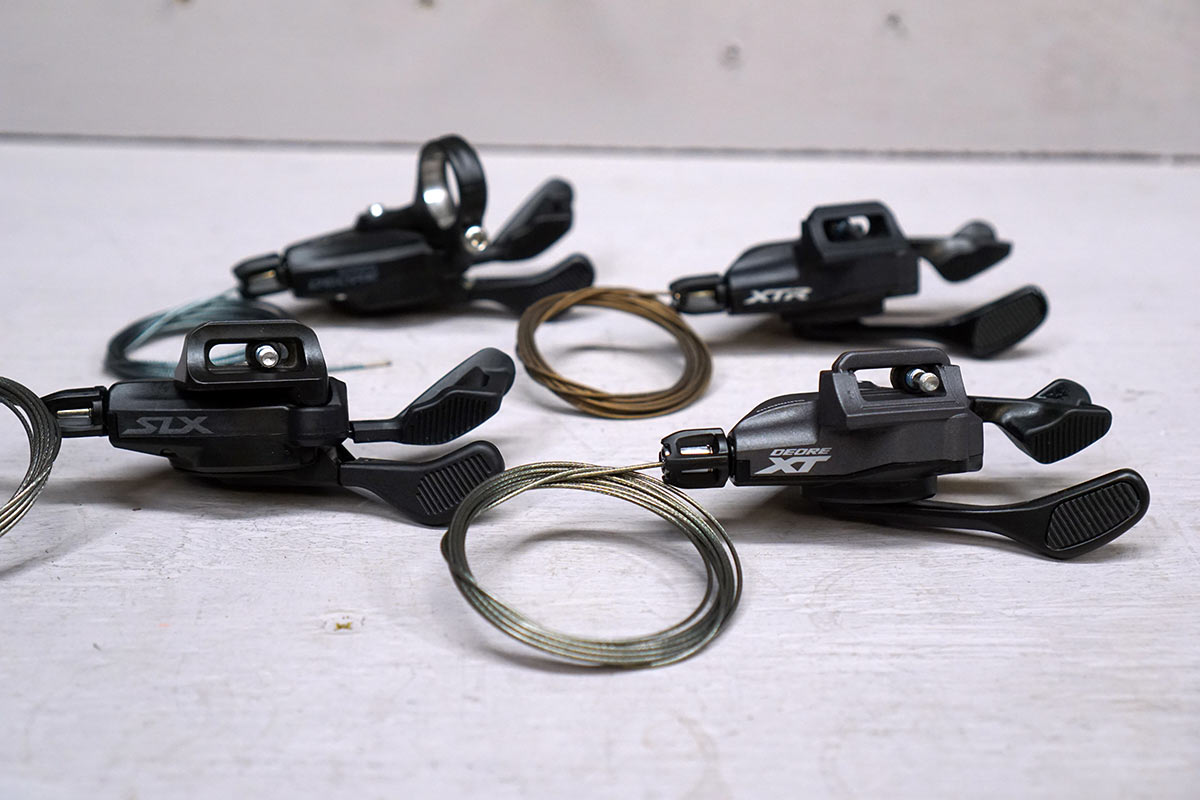 shimano 12 speed mtb shifters compared side by side