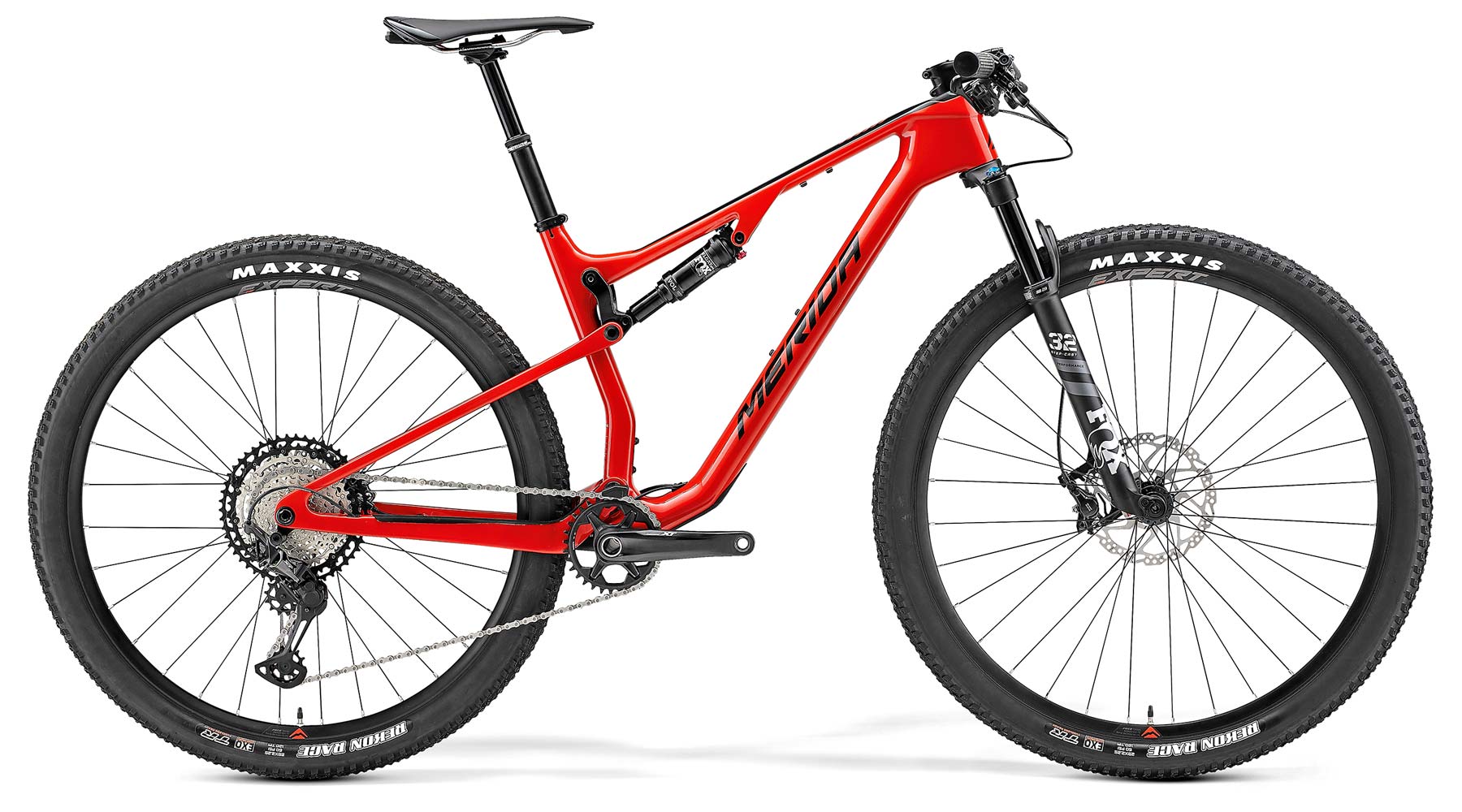 2021 Merida Ninety-Six XC mountain bike, lightweight carbon cross-country race OR light trail mountain bike, XT complete