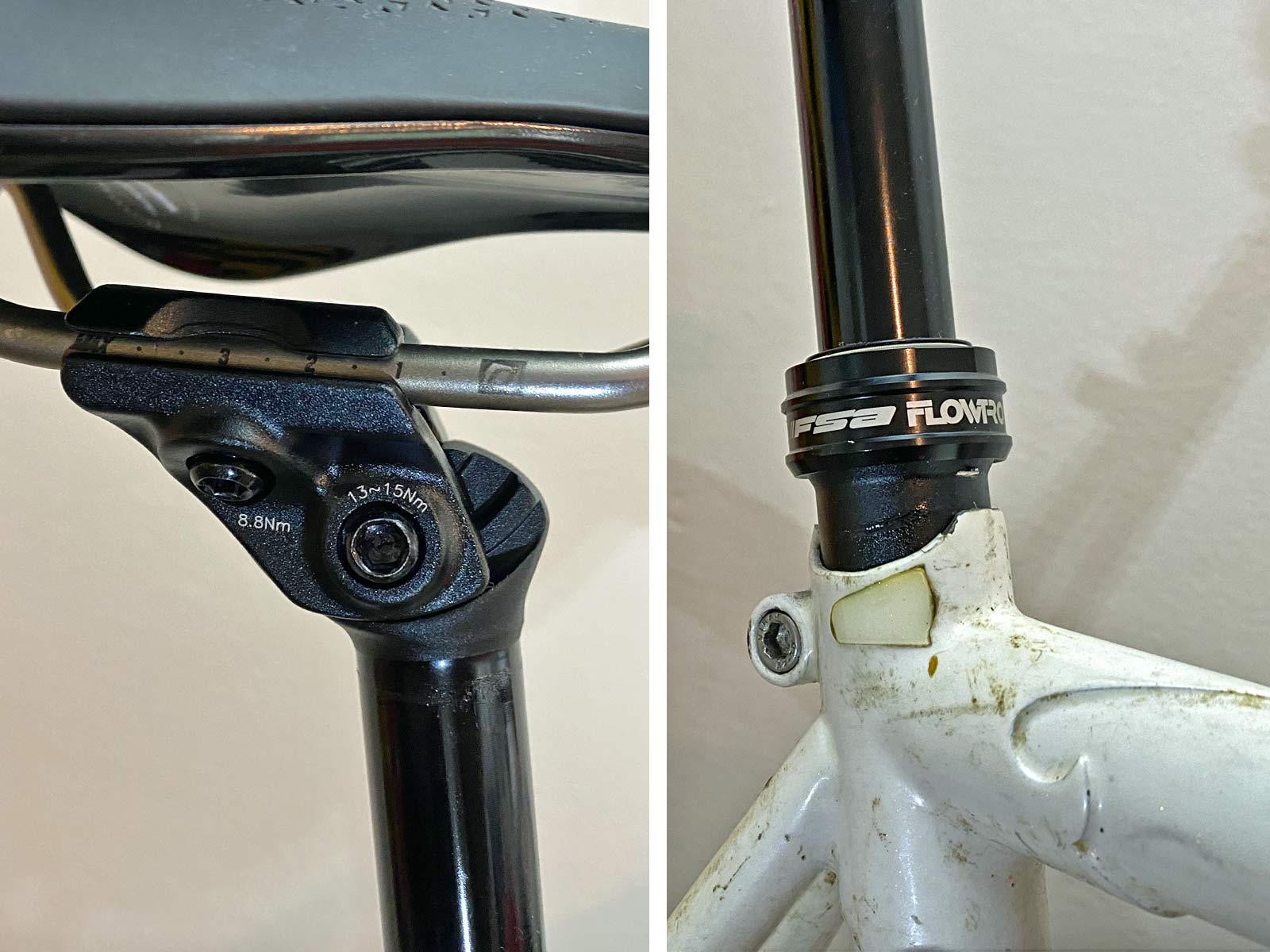 FSA Flowtron AGX gravel dropper post, First Look Review: 27.2mm internally routed dropper seatpost with dropbar remote, dropper details