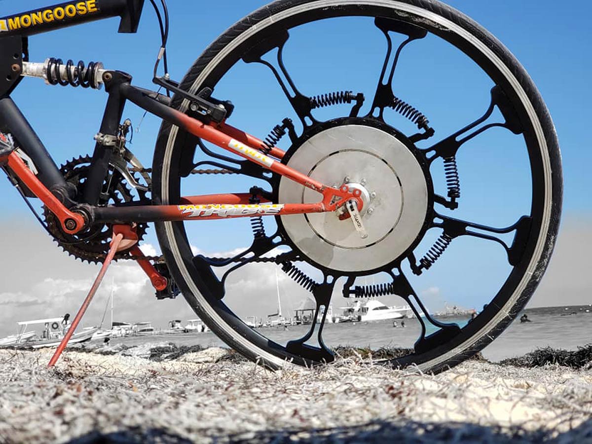 super wheel system forciclette spring powered alternative bicycle wheel design