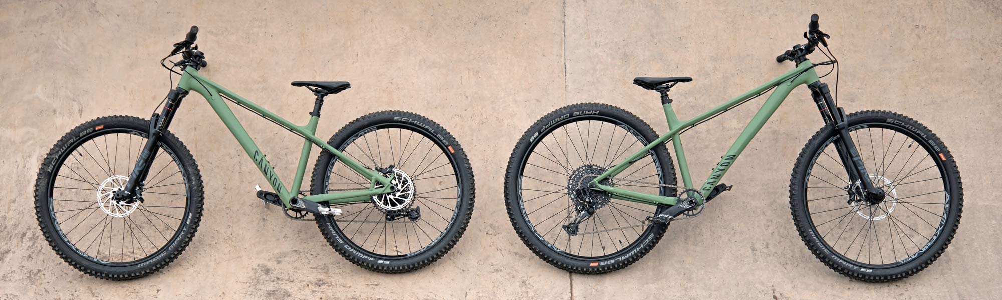 2021 Canyon Stoic all-mountain enduro trail bike hardtail mountain bike, wheelsize specific