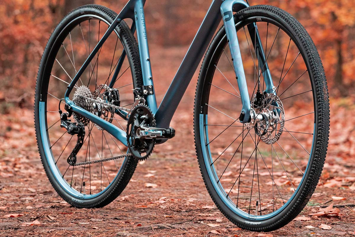 2021 Rondo Ruut CF2 2X carbon gravel bike, angled detail
