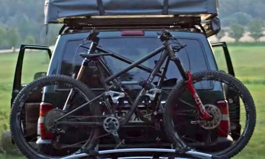 Sour steel enduro full-suspension mountain bike prototype