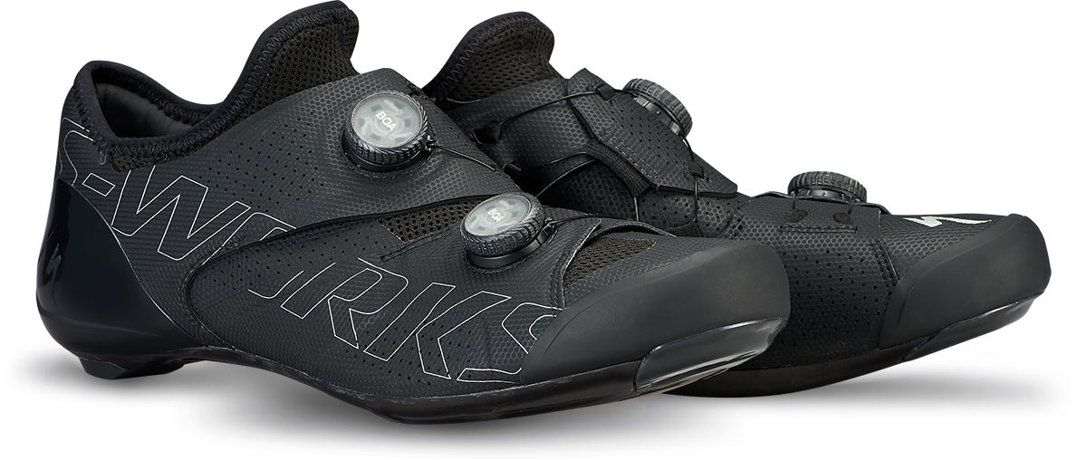 specialized ares s-works road bike shoes in black