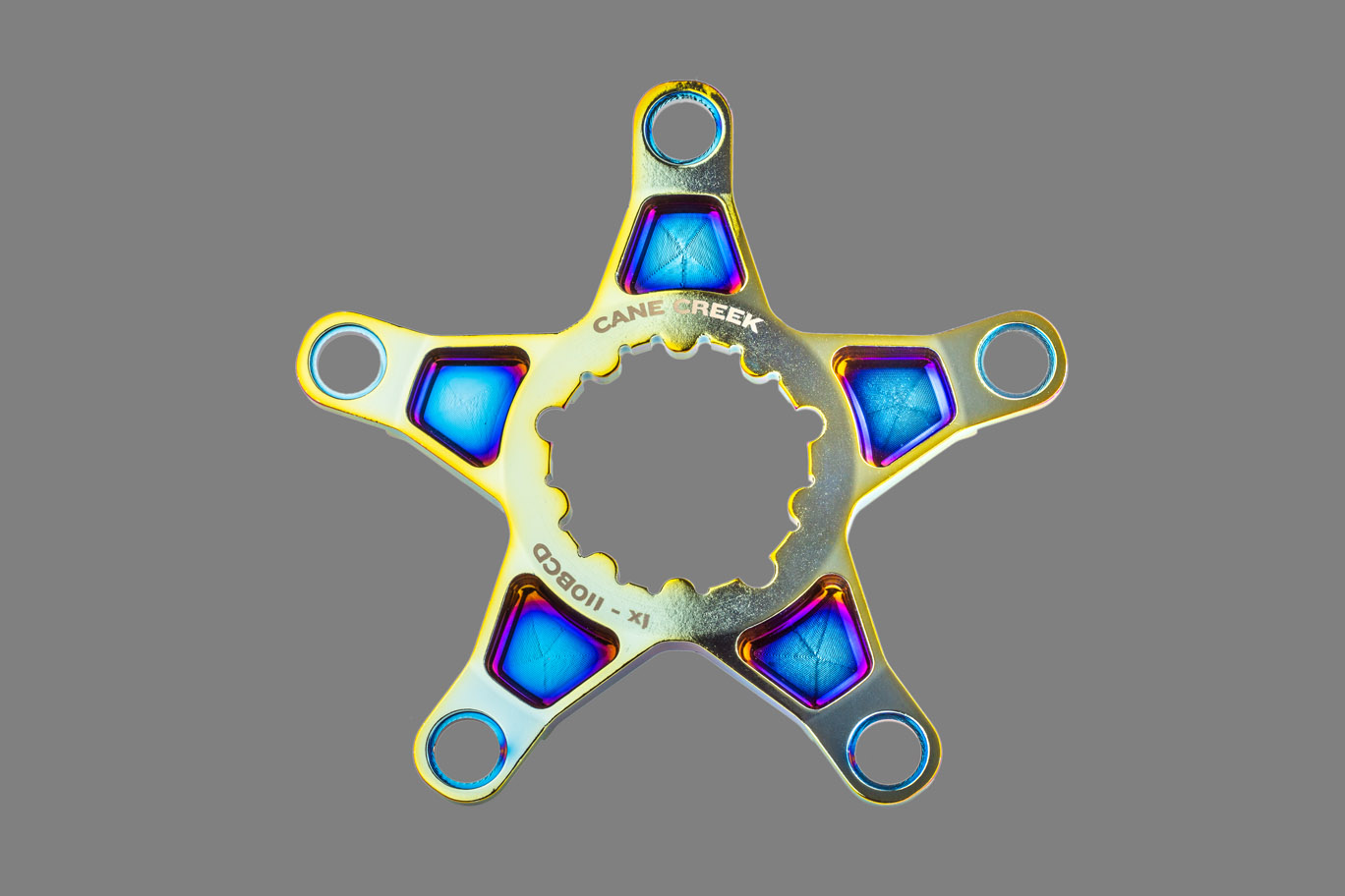 Cane Creek Limited edition Oil Slick chainring spider for eewings cranks