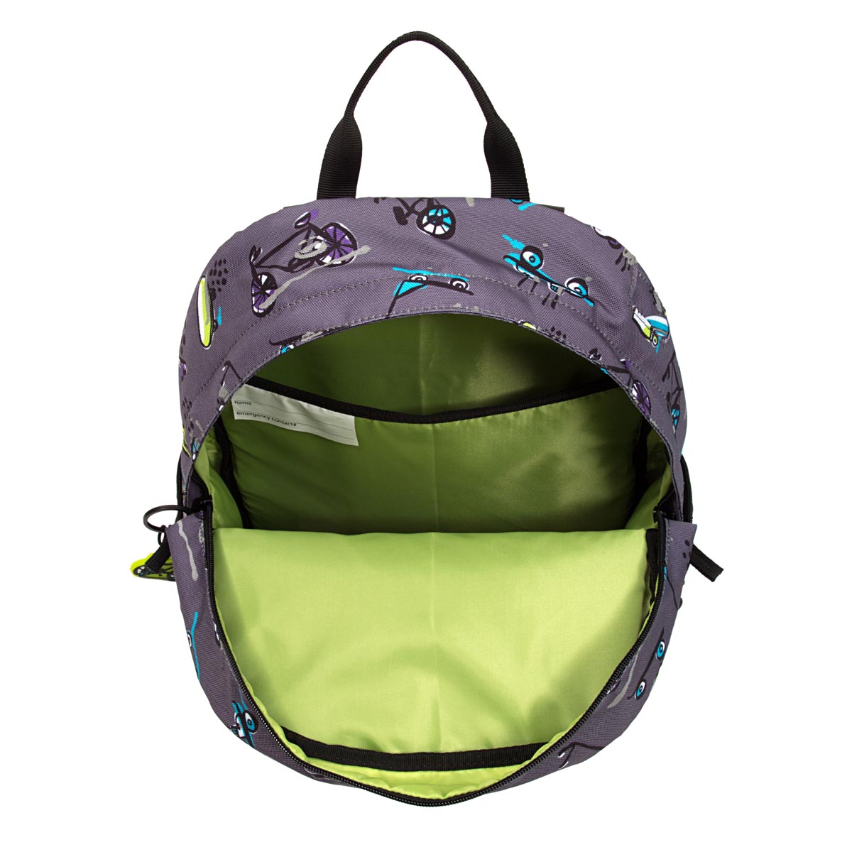 Po Campo kids backpack pannier open