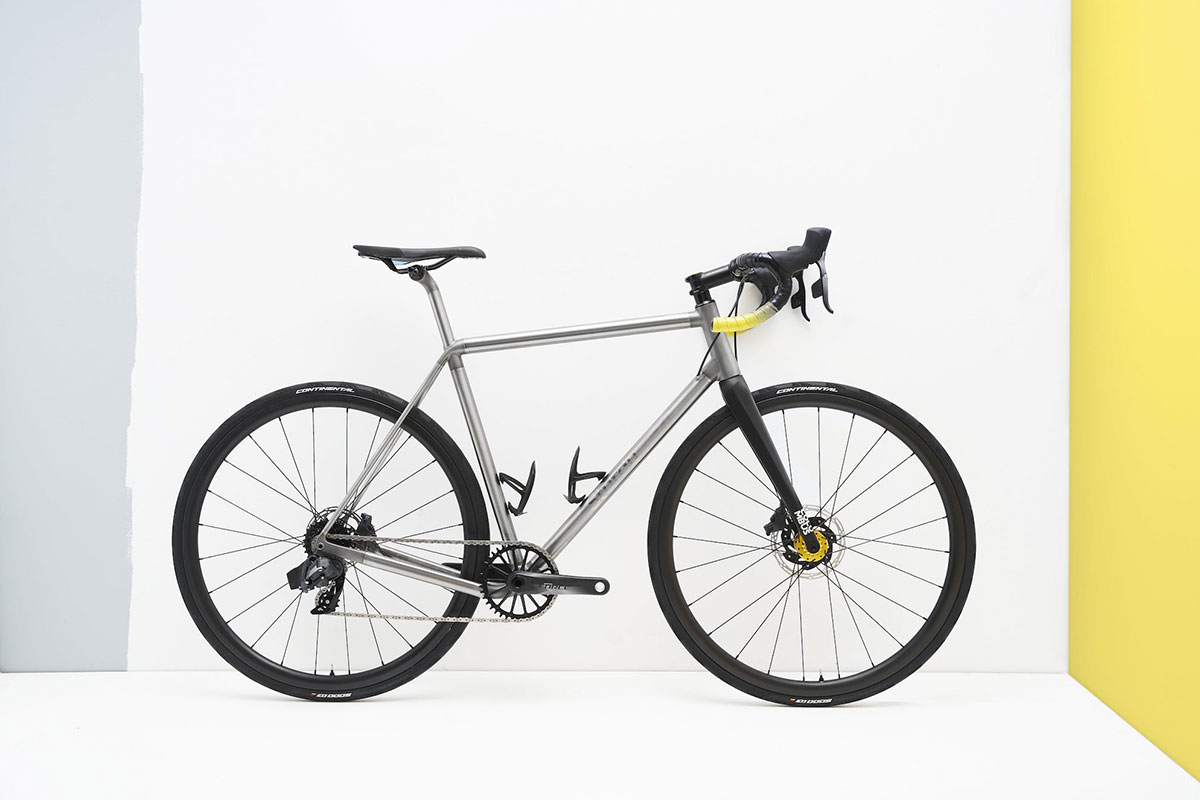 sturdy cycles cilla titanium drop bar bike