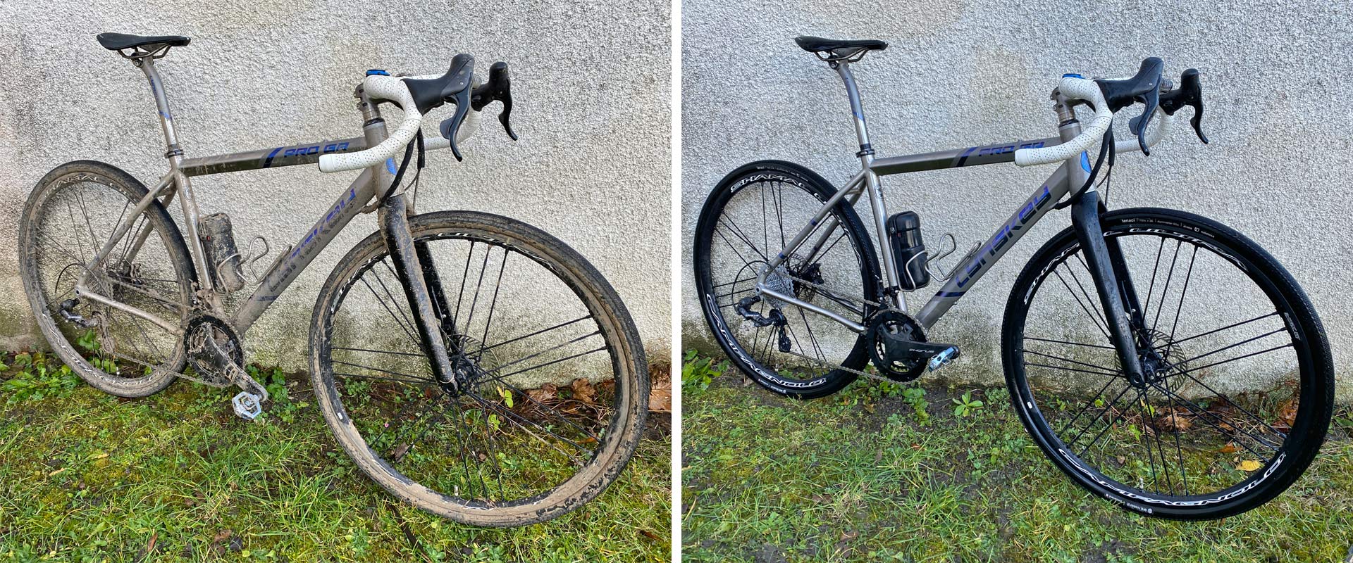 Campagnolo Chorus 2x12 all road bike groupset review, dirty vs. clean
